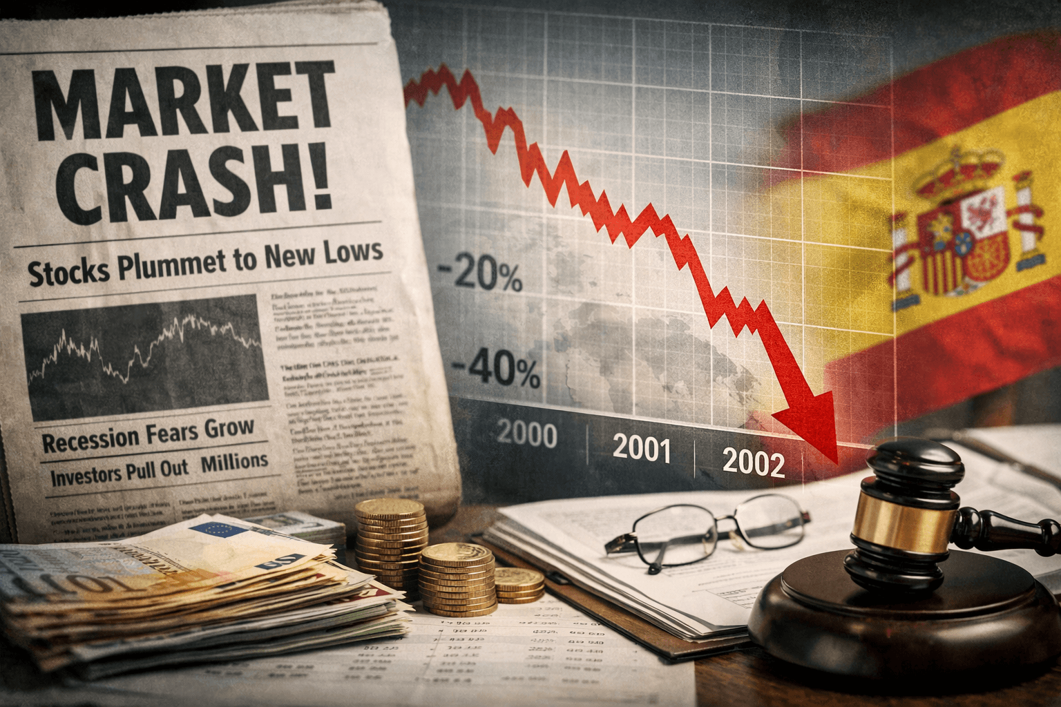 Caída de los mercados y gran reembolso de los Unit Linked en España en 2002