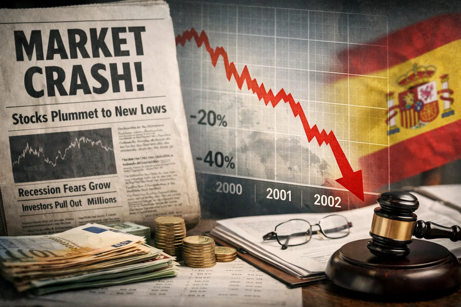 Caída de los mercados y gran reembolso de los Unit Linked en España en 2002